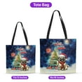 thumbnail image 5 of Merry Christmas and Happy New Year Santa Pug Holiday Xmas Winter 2025 All Over Print 3D Canvas Tote Bag Dog Lover Gifts Reusable Handbag - 00024, 5 of 5