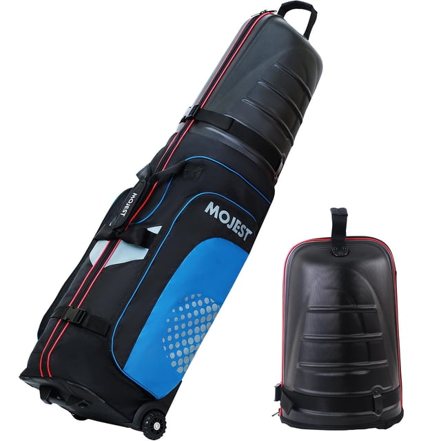 Bolsa de viaje de golf Mojest Airlines con ruedas, funda rígida 1680D