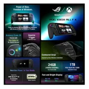 ASUS ROG Xbox Ally X 120Hz Gaming Handheld 1TB Storage 24GB RAM - AMD Ryzen AI Z2