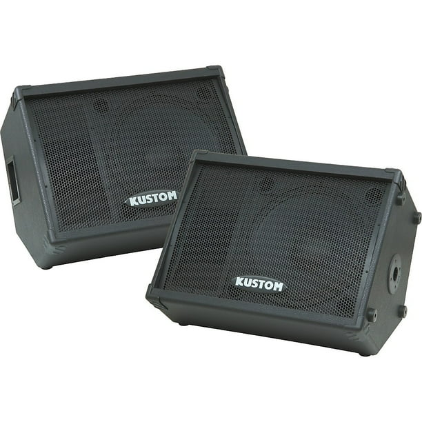 Kustom PA KPC15M 15" Monitor Speaker with Horn Pair Walmart