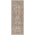 thumbnail image 3 of Hauteloom Herstmonceux Hallway, Kitchen Runner Rug - Traditional - Camel, Charcoal, Dusty Pink - 2'7" x 10', 3 of 20