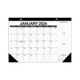 Black and Friday Deals DPTALR 2025 Calendar Sturdy Double Wire Binding Large Daily Blocks