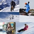 thumbnail image 3 of YAOBAMM Drawstring Neck Gaiter Winter Multifunctional All in 1 Fleece Neck Gaiter Solid Color Drawstring Face Guard Thick Cycling Headwear Running Sport, 3 of 7