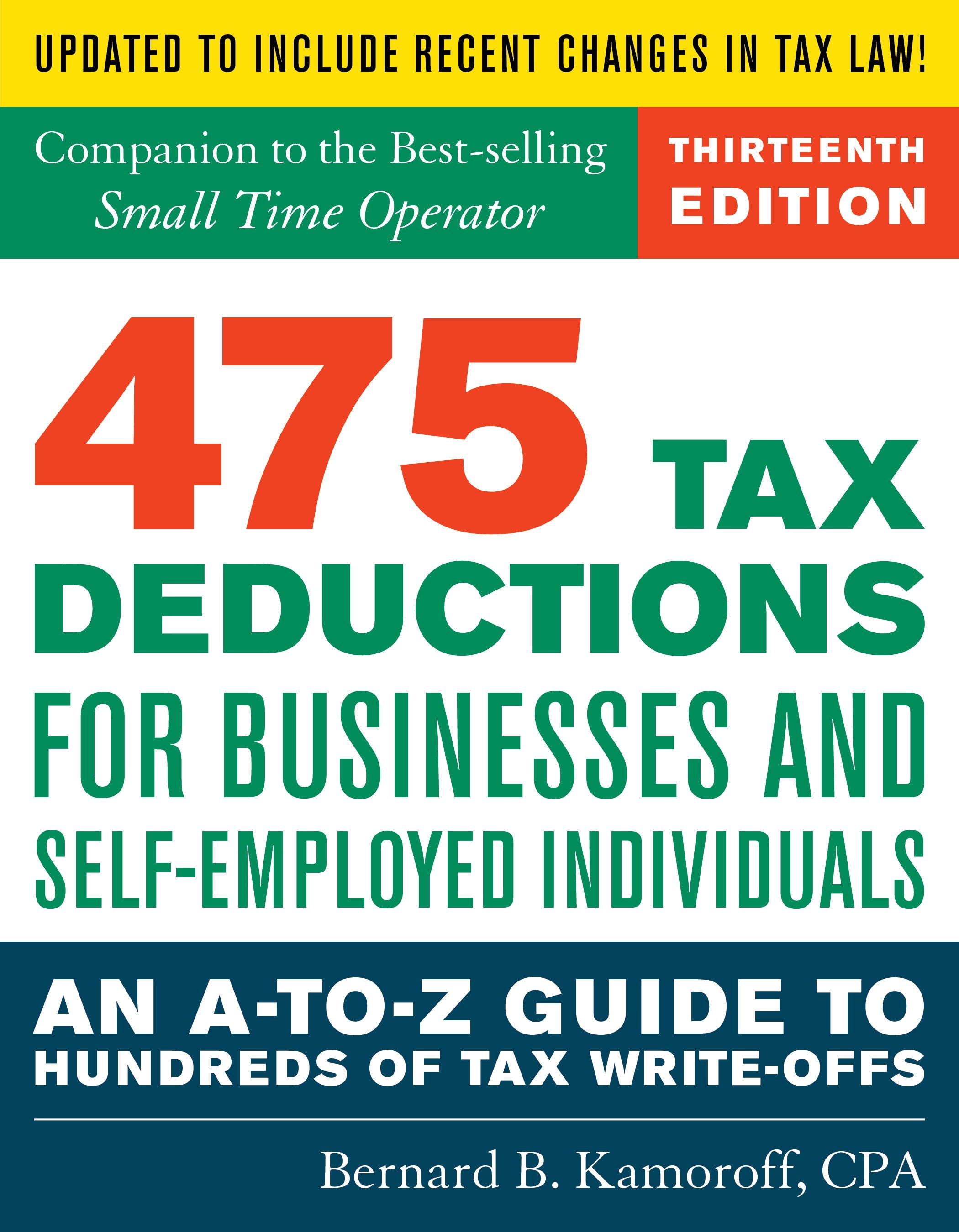 tax write offs tax write offs