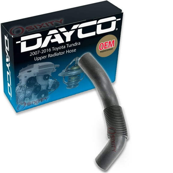 Dayco Upper Radiator Coolant Hose compatible with Toyota Tundra 4.6L 5.7L V8 2007-2019