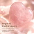 thumbnail image 3 of NOGIS 20 Pcs Rose Quartz Heart Crystals Natural Crystal Polished Healing Cute Mini Pocket Stones Palm Thumb Love Gemstones Set Reiki Energy Balancing Meditation Valentine's Day Gift (Pink), 3 of 7