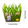 thumbnail image 3 of YHAICO Easter Candy Bag Candy Bag Easter Basket Rabbits-Shaped Gift Baskets for Spring Theme Party Favors(Macron Color) Easter Felts Baskets Candy Baskets Decorative Storage Boxes for Easter Eggs, 3 of 6