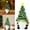 Christmas décor, variant on Glowing Dwarf Christmas Tree Ornaments, Christmas Tabletop Décor with 30 Lights - Battery Powered 6.3 Inch Resin Indoor Holiday Decoration, Stable Base Christmas Décor One Size