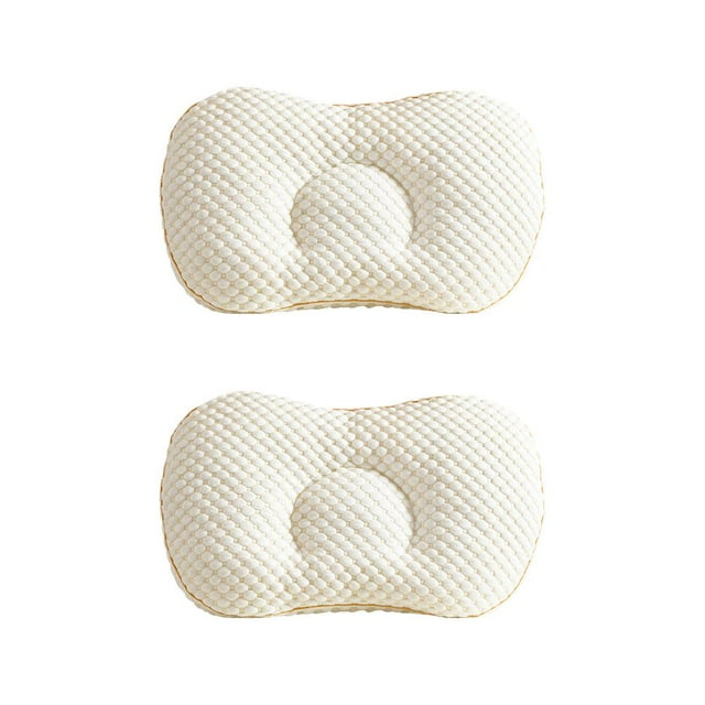 Oreiller Cervical Doux Non Effondré Protège le Noyau Oreillers en Coton Tricoté Adulte R3L3