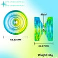 thumbnail image 4 of Magicyoyo Professional Yoyo K2 Responsive Yo-Yo for Kids, Solid Plastic Yo Yo (Blue Yellow Gradient), 4 of 7