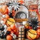 thumbnail image 4 of Kit de arco con globos de baloncesto Adorely, negro, naranja y plateado, 4 of 7