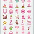 thumbnail image 4 of 35pcs-50pcs Western Stickers Stationery Stickers Cartoon Cowgirl PVC Stickers for Laptops Suitcases, 4 of 9