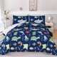 thumbnail image 1 of RYNGHIPY Juego de Ropa de Cama Infantil para Cama Twin Reversible con Estampado de Animales del Océano Edredón, 1 of 9