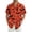 003_Saffron, variant on Short Sleeve Halloween Costumes for Men Casual Button Down Holiday Vocation Shirts Colorful Funny Pumpkins Skull Print Tees Thanksgiving Shirt