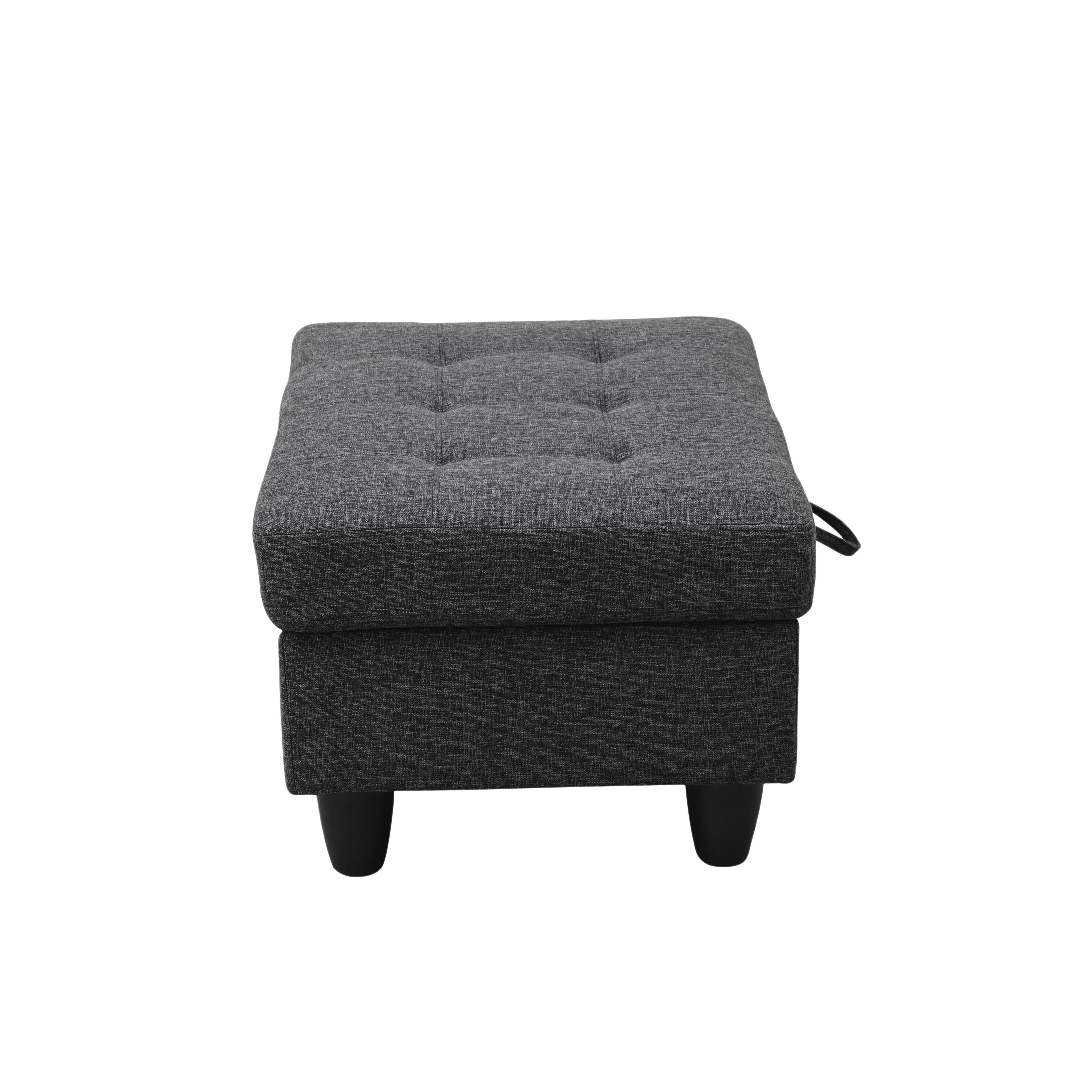 MAYEERTY Sofa Ottoman Footrest with Storage, Multi-Variant Foot Stool for Home, Bedroom, Living Room