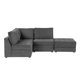 thumbnail image 2 of Sala Modular Esquinera con Taburete 3 Plazas Dicasa Versa Gris, 2 of 8