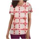 thumbnail image 2 of Fiudx Ofertas Flash Artículos En Oferta Blusa de Lactancia con Bolsillos y Manga Corta con Cuello En V y Estampado En Barbacoa para Mujer, 2 of 5