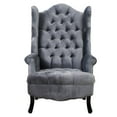 thumbnail image 3 of TOV Furniture Madison Velvet Wing Chair, 3 of 9