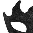 thumbnail image 4 of Xfvqtps Mens Carnival Party Half Face Mask with Elegant Design for Masquerade Balls and Themed Party Black, 4 of 7