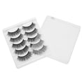 thumbnail image 1 of 5 pares de pestañas postizas gruesas, densas y rizadas reutilizables para maquillaje de escenario. Set de 5, 1 of 14