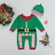 thumbnail image 2 of Xtmater Baby Christmas Costume , Santa Claus Manga Larga Snaps Mono Sombrero De Navidad Para 0-12 Meses 7, 2 of 3