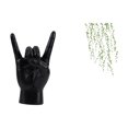 thumbnail image 1 of Estatua del gesto de la roca,Estatuas y figuras de dedos con gestos de música rock,Esculturas de resina con estantes modernos y creativos,Adhesivo de pared,Pegatinas de pared de vides, 1 of 8