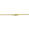 thumbnail image 4 of Leslie's Real 10kt Yellow Gold .95mm Sparkle Octagonal Box Chain; 16 inch; Lobster Clasp; for Adults and Teens; for Women and Men, 4 of 5