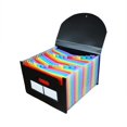 thumbnail image 4 of Carpeta de archivos Expansión Bolsillos para archivos Inicio Estudiante Prueba Papel Bolsa de almacenamiento Escritorio Colorido 24 bolsillos kusrkot Organizador de archivos, 4 of 8