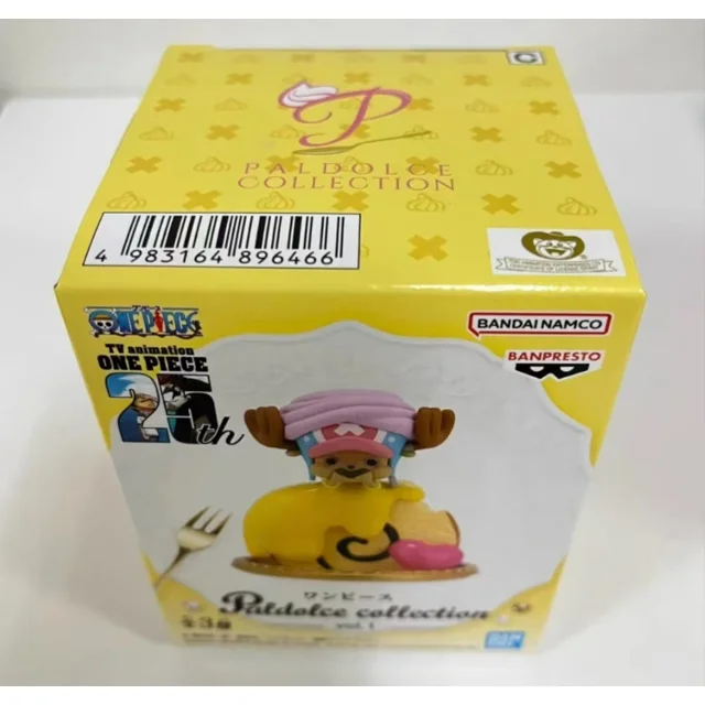 Figura de anime ONE PIECE de Bandai, genuina de Banpresto, colección Paldolce, Tony Tony Chopper, juguetes de acción, regalo para niños, modelo coleccionable