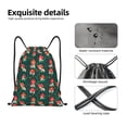 thumbnail image 3 of Kdxio Mushroom House Print Drawstring Backpack Bag,Waterproof Draw String Back Sack, Gym Drawstring Bags Swim Bag For Unisex, 3 of 5