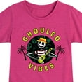 thumbnail image 3 of Nightmare Before Christmas - Ghouled Vibes - Summertime - Toddler And Youth Girls Short Sleeve Graphic T-Shirt, 3 of 5