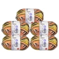 thumbnail image 1 of Uxcell paquete de 5 ovillos de 50g de hilo de mezcla de algodón para ganchillo y tejido Amarillo Gris, 1 of 7