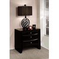 thumbnail image 5 of HomeRoots Furniture Nightstand, - Rubber Wood, Tropical Woo Black, 5 of 5