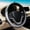 Gray, variant on Gray Car Steering Wheel Cover, Nappa Leather, Bottom Color Blocking, Universal 14.5-15 Inch Leather Anti-Slip Breathable Auto Steering Wheel Covers for Men Women