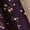 Purple, variant on Purple Floral Print Wrap Dress With Shirred Waist, V-Neck, And Ruffled Short Sleeves