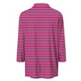 thumbnail image 5 of Women Summer Tops With Sleeves 3/4 Sleeve T Shirts Loose Fit Cotton My Orders Placed Recently By Me, 5 of 5