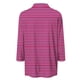 thumbnail image 5 of Fiudx Ofertas Del Día Camiseta de Manga 3/4 con Solapa y Cuello En V a Juego para Mujer, 5 of 5