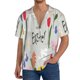 thumbnail image 1 of Fotbe Happy Easter Camisa Estampada de Manga Corta para Hombre, Casual de Verano, Estilo Playero, Sin Arrugas-X-Large, 1 of 5