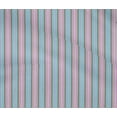 thumbnail image 3 of oneOone Tissu en Coton Flex Multicolore à Rayures Imprimé au Mètre 40 Pouces de Large, 3 of 3