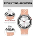 thumbnail image 5 of No Gap Watch Band for Samsung Galaxy Watch 7 40mm 44mm/Watch 6 Classic 43mm 47mm/Watch 5 Pro 45mm/Watch 4 Classic 42mm 46mm/Watch 6/5/4 40mm 44mm, 20mm Silicone Sport Bands Magnetic for Women Men, 5 of 7