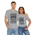 thumbnail image 6 of DJH Apparel | Strive For Greatness Everyday Motivational Unisex T-shirt, 6 of 6