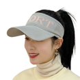 thumbnail image 2 of Eoperou Baseball Cap Contrast Color Letter Print Sun Hollow Out Baseball Hat for Running, 2 of 8
