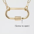 thumbnail image 6 of Carabiner Lock Necklace, 6 of 9