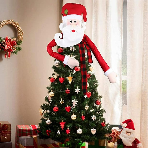 Décoration de Noël - Petit Lutin en peluche - 35 cm - Rouge ou Vert - Jour  de Fête - Lutins - Thèmes de Noël