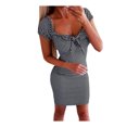 thumbnail image 1 of Fridja Robe de Soirée Croisée Ajustée pour Femmes, 1 of 5