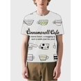 thumbnail image 2 of T-shirt round neck Cartoon Role Pattern loose short sleeve JW792, 2 of 5