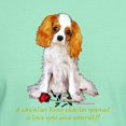 thumbnail image 3 of CafePress - Cavalier King Charles Spaniel Valentine Dark T Shi - Men's Classic Graphic Cotton T-Shirt, 3 of 4