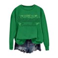 thumbnail image 2 of St. Patrick's Day Sweatshirts, Women's Long Sleeve Round Neck Sweatshirt, Women's St. Patrick's Day Print Sweatshirts Tops Comfortable Crewneck Long Sleeved Hoodie Sweatshirt, 2 of 6