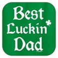 thumbnail image 2 of St Patricks Day Accessories Best Luckin Dad Short Sleeve T-Shirt Small Green, 2 of 3