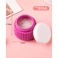 thumbnail image 6 of Micebay Travel Containers for Toiletries 4 Pack, TSA Approved Travel Size Toiletries, Travel Size Containers, With Clear Bag Leak Proof Silicone Jars, Travel Essentials Creams Jars Carrying Small Ite, 6 of 16